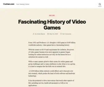 CSzhan.com(Your Gaming Center) Screenshot
