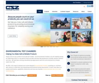 Cszindustrial.com(CSZ Environmental Test Chambers) Screenshot