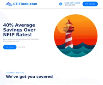 CT-Flood.com(Connecticut's Flood Insurance) Screenshot