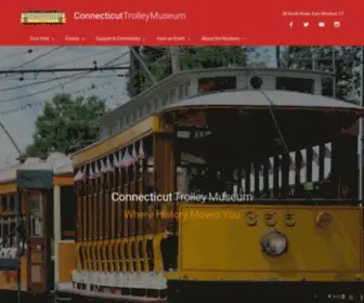 CT-Trolley.org(Connecticut Trolley Museum) Screenshot