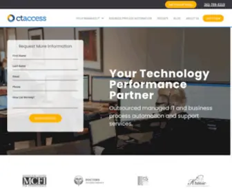 Ctaccess.com(IT Support Company Waukesha) Screenshot