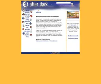 Ctafterdark.com(Connecticut's Premiere Entertainment Guide) Screenshot