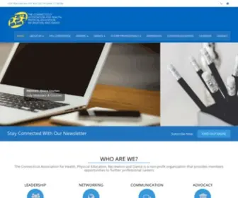 Ctahperd.org(The Connecticut Association for Health) Screenshot