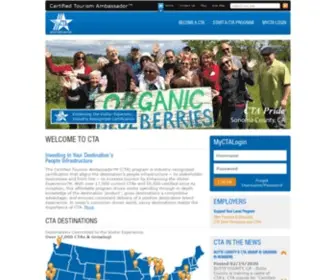 Ctanetwork.com(Certified Tourism Ambassador Network) Screenshot