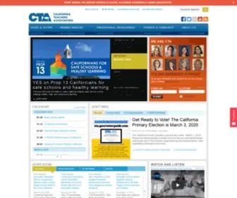 Cta.org(California Teachers Association) Screenshot