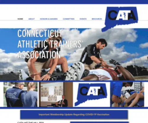 Ctathletictrainers.org(CATA) Screenshot