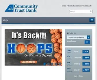 Ctbi.com(Community Trust Bank) Screenshot