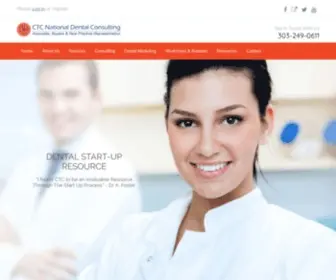 CTcnational.com(Dental Consultants) Screenshot