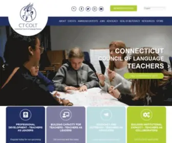 Ctcolt.org(Connecticut Council of Language Teachers) Screenshot