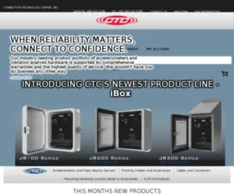 Ctconline.com(Accelerometers & Vibration Analysis Equipment) Screenshot