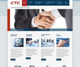 Ctconline.it(Consorzio Tutela del Credito) Screenshot