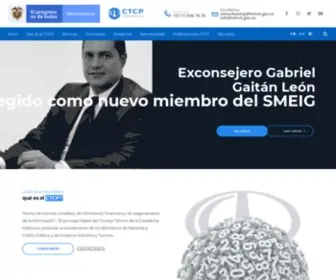CTCP.gov.co(Consejo T) Screenshot
