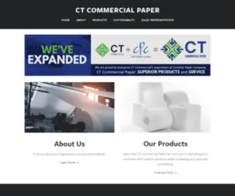 CTcpaper.com(Carolina Paper Converters) Screenshot