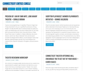 CTcritics.org(In Support of Theater in Connecticut) Screenshot