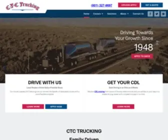 CTCtrucking.com(CTC Trucking) Screenshot