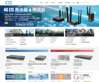 Ctcu.com.tw(全球光纖網路傳輸設備專業製造商) Screenshot