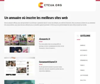 Ctcua.org(Un annuaire où inscrire les meilleurs sites web) Screenshot