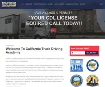 Ctdanow.com(California Truck Driving Academy) Screenshot