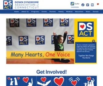 Ctdownsyndrome.org(DS ACT) Screenshot