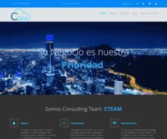 Cteam.cl(Digitalizamos para crecer) Screenshot