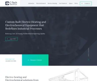 Ctechinnovation.com(Electro-heating & Electrochemical systems by C-Tech Innovation) Screenshot