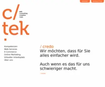 Ctek.ch(Ctek AG) Screenshot