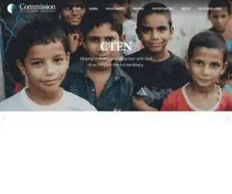 Cten.org(Commission To Every Nation) Screenshot