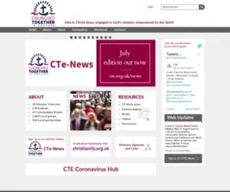 Cte.org.uk(Churches Together in England) Screenshot