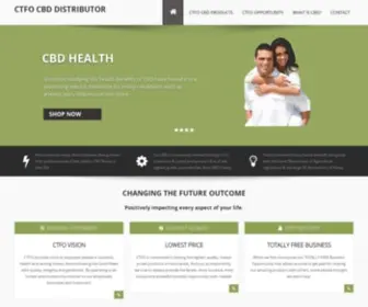 Ctfocbddistributor.com(CTFO offers high quality CBD oil products and) Screenshot