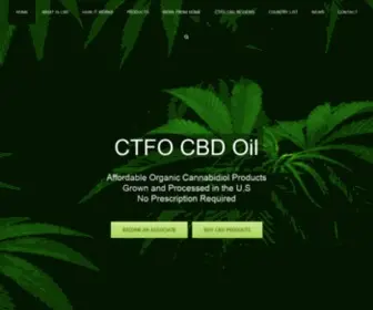 Ctfocbdonline.com(CTFO Review) Screenshot