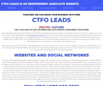 Ctfoleads.com(CTFO CBD Oil Products) Screenshot