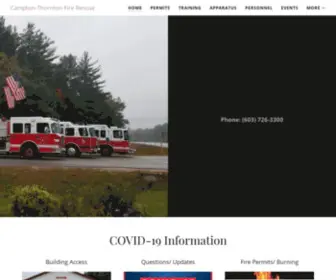 CTFR.org(Campton-Thornton Fire Rescue) Screenshot