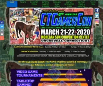 Ctgamercon.com(CT Gamer Con) Screenshot