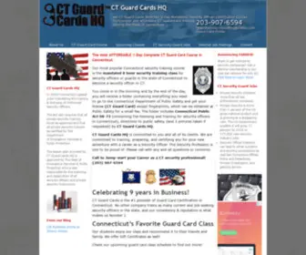 Ctguardcards.com(CT Guard Cards HQ) Screenshot