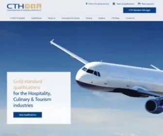 Cthawards.com(Gold standard qualifications for Hospitality) Screenshot