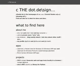 Cthedot.de((more official)) Screenshot