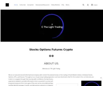 Cthelighttrading.com(C the Light Trading) Screenshot