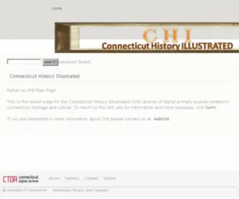 Cthistoryonline.org(Connecticut History Online) Screenshot