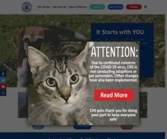 Cthumane.org(Connecticut Humane Society) Screenshot