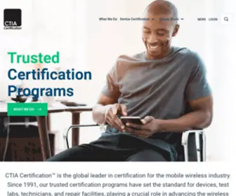 Ctiacertification.org(CTIA Certification) Screenshot