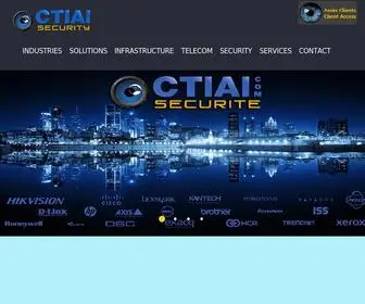 Ctiai.com(The leader in integrated security) Screenshot