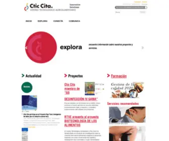 Ctic-Cita.es(Pagina de inicio) Screenshot
