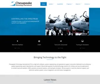 Ctic-INC.com(Chesapeake Technology International (CTI)) Screenshot