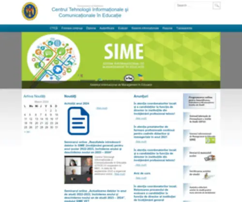 Ctice.md(Centrul Tehnologii Informaţionale şi Comunicaţionale în Educaţie) Screenshot