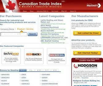 Ctidirectory.com(Canadian Trade Index) Screenshot