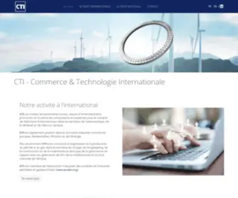 Cti.fr(Commerce & Technologie Internationale) Screenshot