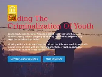 CTjja.org(CT Juvenile Justice Alliance) Screenshot