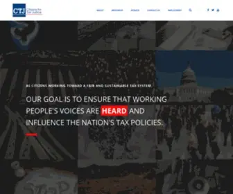 CTJ.org(Citizens for Tax Justice) Screenshot