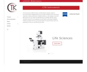 CTK-Instruments.com(CTK Instruments) Screenshot