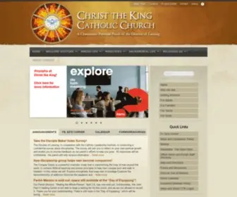 CTKCC.net(Christ The King Catholic Church in Ann Arbor) Screenshot